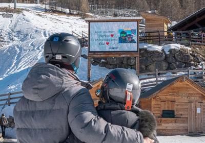 Saint-Valentin : déclarez votre flamme sur écran géant_Les Orres
