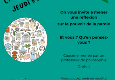 Causerie philo : Le pouvoir de la parole_Les Orres - Causerie philo : Le pouvoir de la parole_Les Orres
