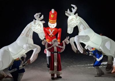 Déambulation : Les rennes de Noël_Les Orres - Déambulation : Les rennes de Noël_Les Orres