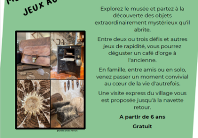 Jeux au Musée des Orres_Les Orres - Jeux au Musée des Orres_Les Orres