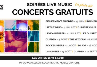 Concerts gratuits - Soirées live music_Les Orres - Concerts gratuits - Soirées live music_Les Orres