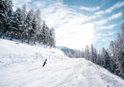 Skier aux Orres, Hautes-Alpes