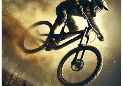 Affiche 20 ans Bike Park Opening, VTT DH dans les Hautes-Alpes