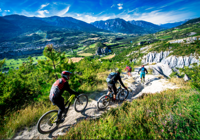 Itinéraire VTT les Orres, vélo enduro dans les Alpes du sud