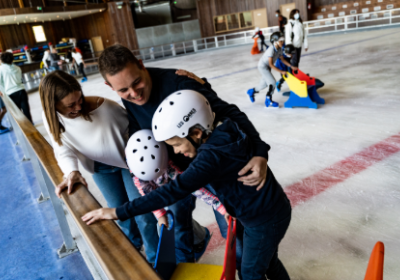 Patinoire les Orres en famille, Alpes du sud