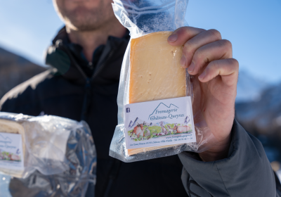 Chasse au fromage sur les pistes de ski des Orres, Hautes-Alpes