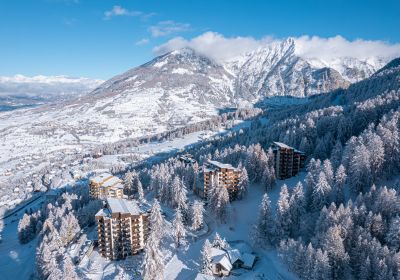 Station neige hiver Les Orres