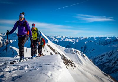 Ski de randonnée aux Orres, Hautes-Alpes