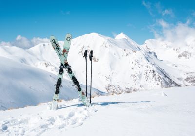 Sski soleil au printemps, Les Orres