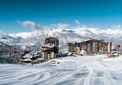 Vue station 1650 sous la neige