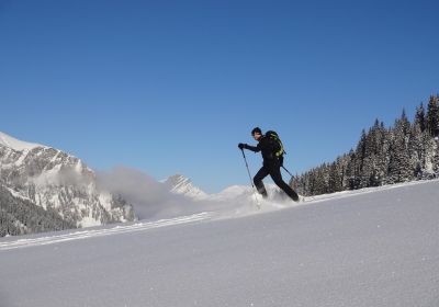 Balade raquettes à neige hiver les Orres