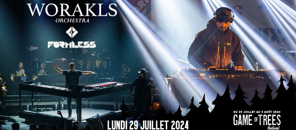 Game of Trees 2024  Worakls orchestra et formless aux Orres, Alpes du sud