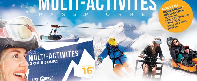 Pass multi-activités Passp'Orres, activités aux Orres, Hautes-Alpes