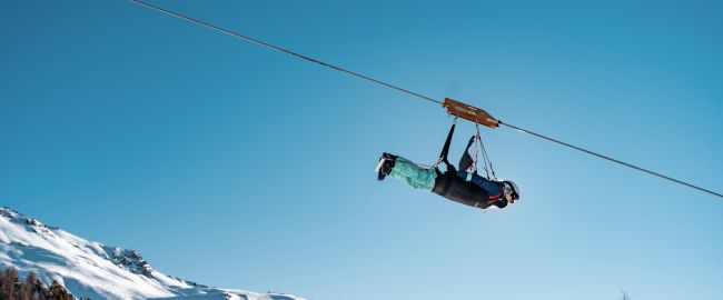 Speedline tyrolienne Géante les Orres