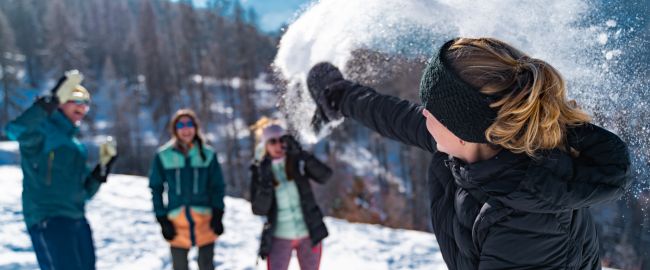 Activité en famille animations neige