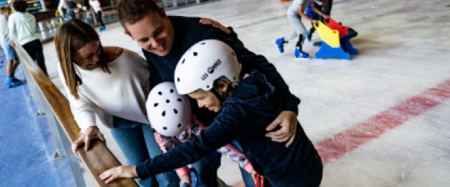 Patinoire les Orres en famille, Alpes du sud