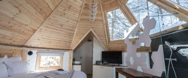 Alpin D'Home, hébergement insolite aux Orres, station de ski des Alpes du sud