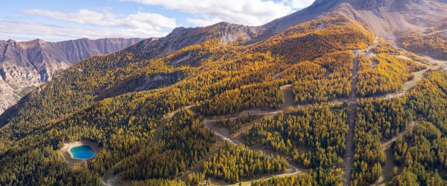 Randonnée montagne en automne Les Orres, Hautes-Alpes