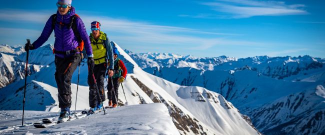 Ski de randonnée aux Orres, Hautes-Alpes