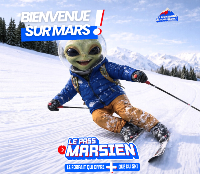 Pass marsien, ski et activités au meilleur prix dans les Alpes du sud