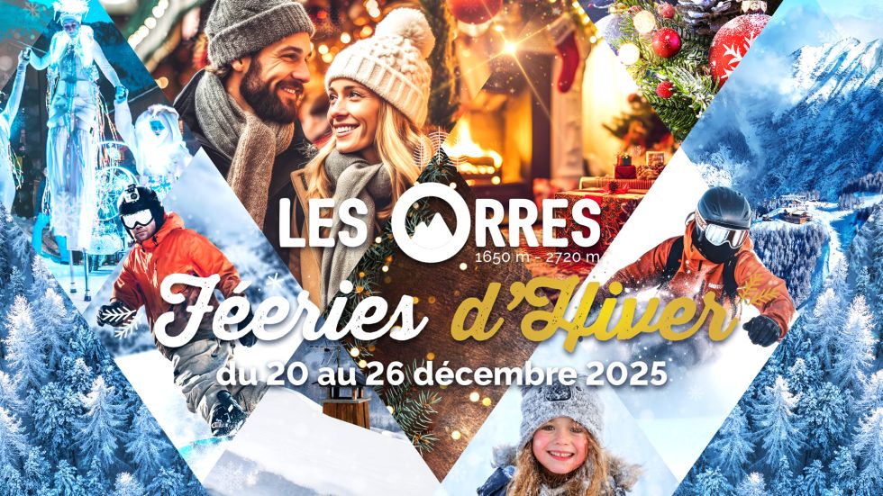 Venez fêter Noël aux Orres durant les Féeries d'Hiver dans les Hautes-Alpes