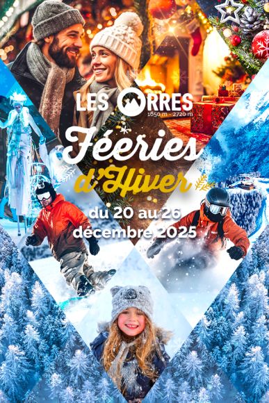 Féeries d'hiver noel station de ski les Orres