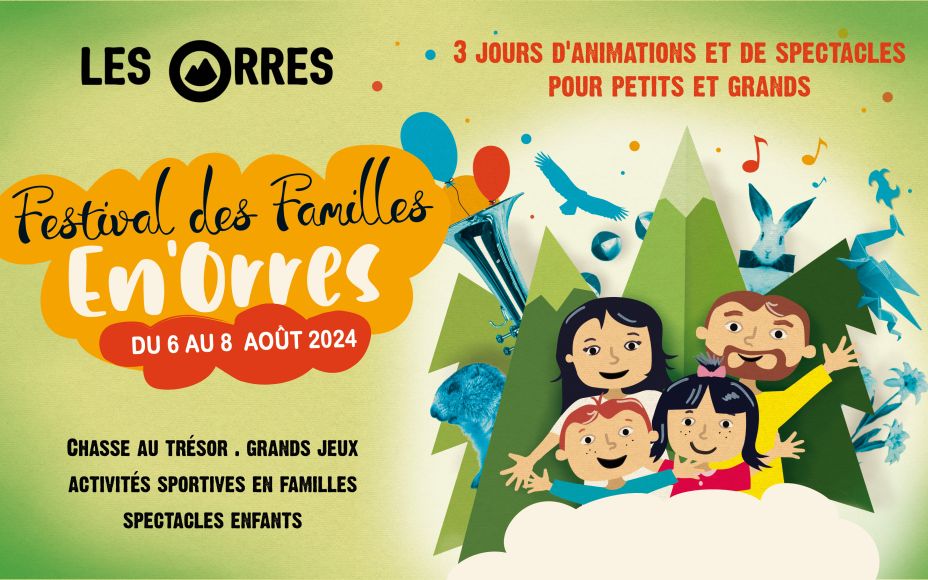Festival familles en Orres, animations gratuites pour les enfants, Hautes-Alpes