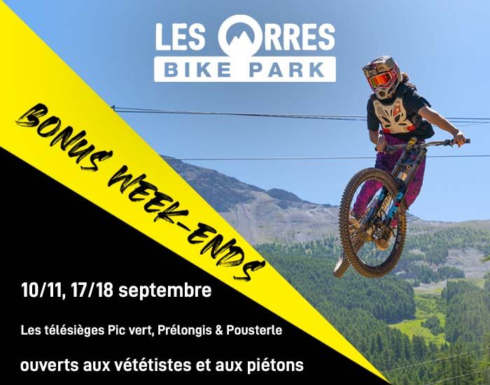 Bonus week-ends bike park