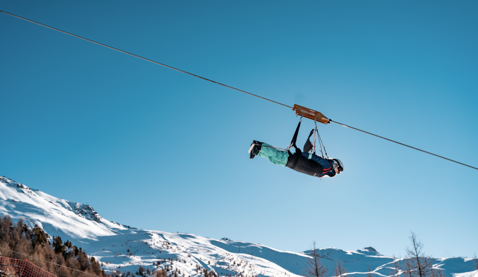 Speedline tyrolienne Géante les Orres