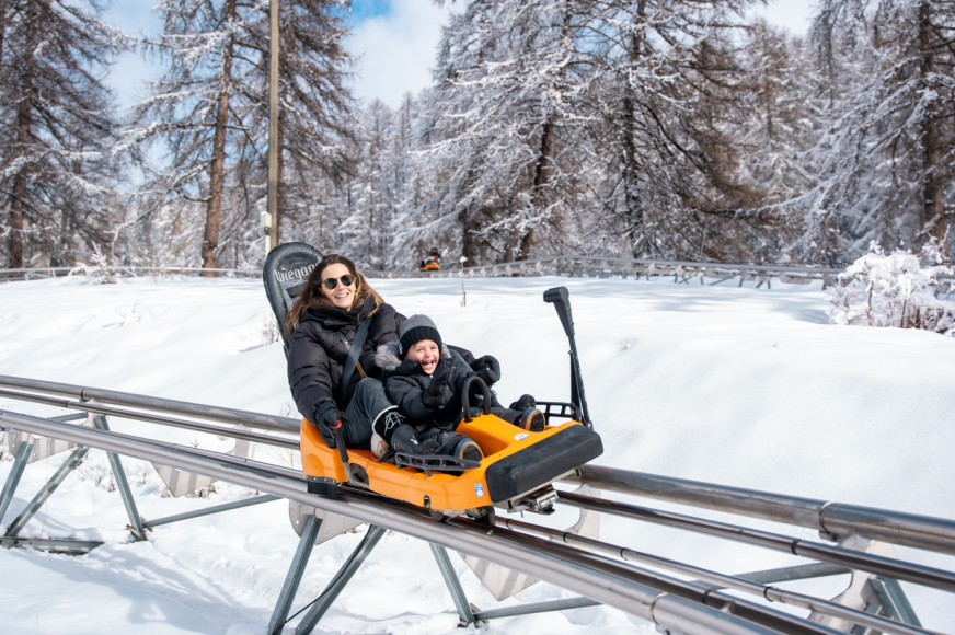 Luge sur rail les Orres