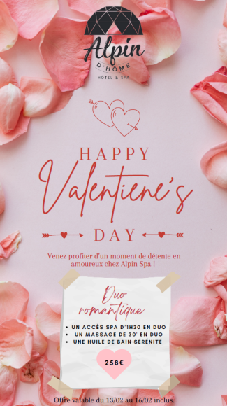 Saint Valentin 2025 Alpin Spa Les Orres, Hautes-Alpes