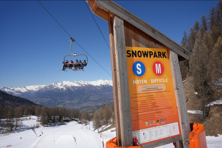 Les espaces ludiques réservés aux plus talentueux aux Orres