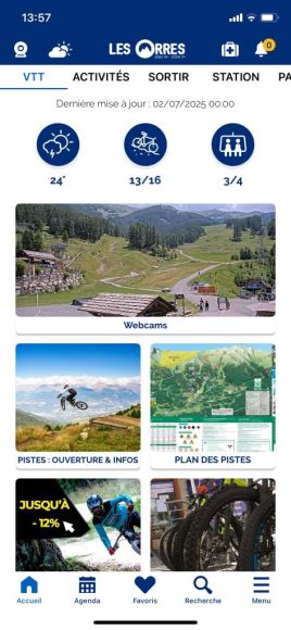 Application Les Orres, montagne et ski dans les Hautes-Alpes