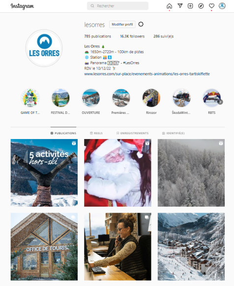 instagram les orres