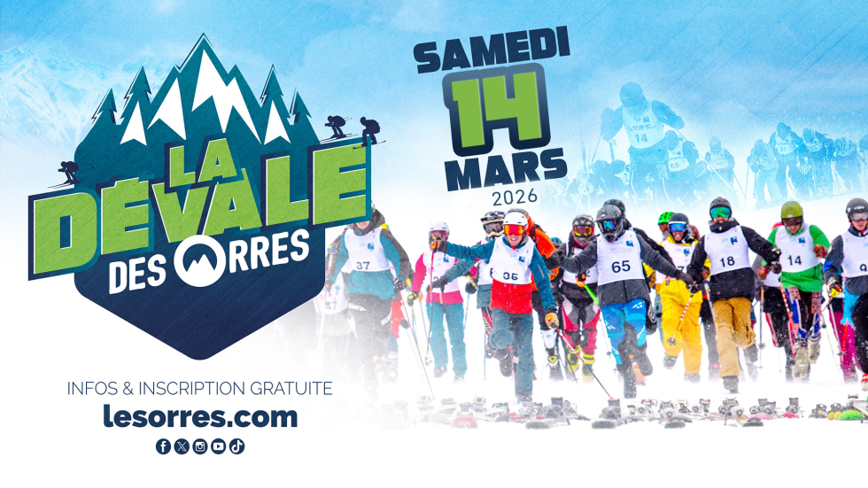 Devale des Orres mars 2026, course de ski dans les Hautes-Alpes