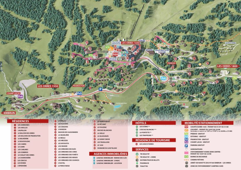 Les-Orres-1650-2026_parking+hébergements