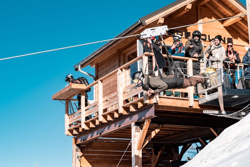 les orres - activite - speedline tyrolienne