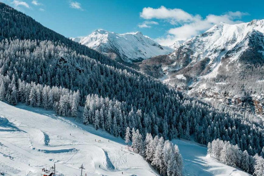 Les Orres - pistes neige