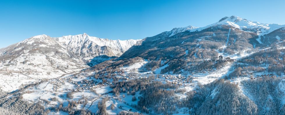Paysage Station de ski Les Orres, Hautes-Alpes