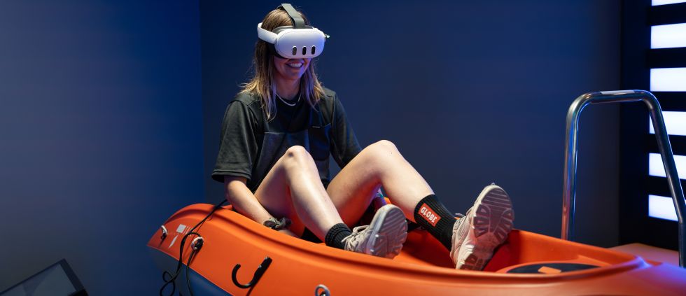 Canoe Kayak simulateur réalité virtuelle aux Orres, Alpes du sud