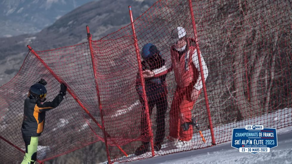 Préparation La Pousterle Championnat de France de Ski Alpin