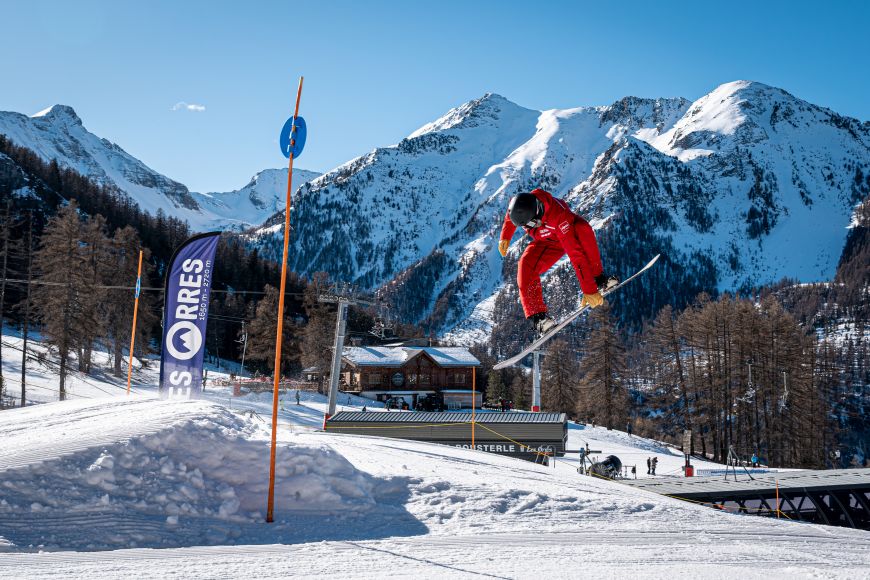 Le snowpark des Orres