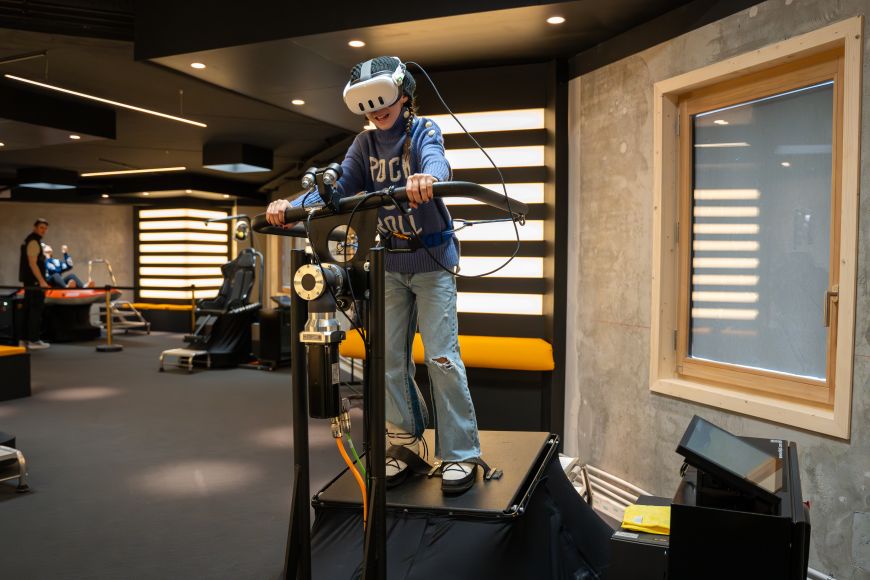 Simulateur de réalité virtuelle Pôle Sport Innovation - Les Orres