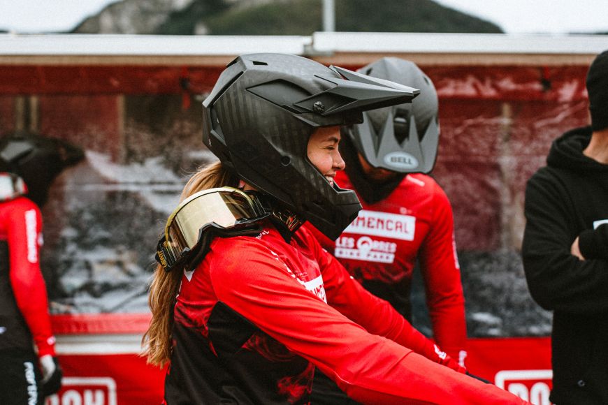 Lisa Bauman, Team Commencal les Orres Bike Park, station les Orres, Hautes-Alpes