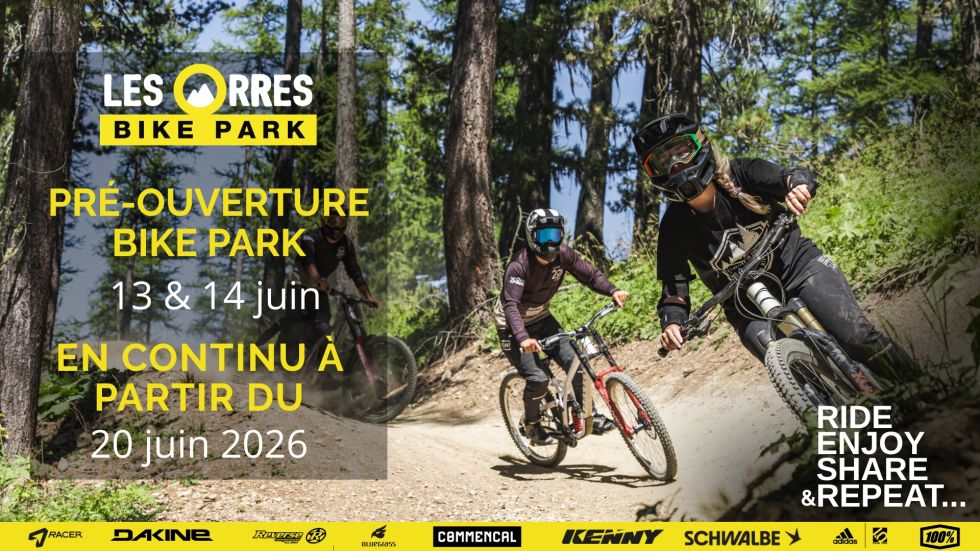 Le Bike Park des Orres ouvre ses portes le 13 juin dans les Alpes du Sud