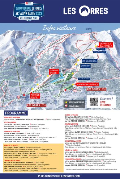 Championnats - Plan infos pratiques