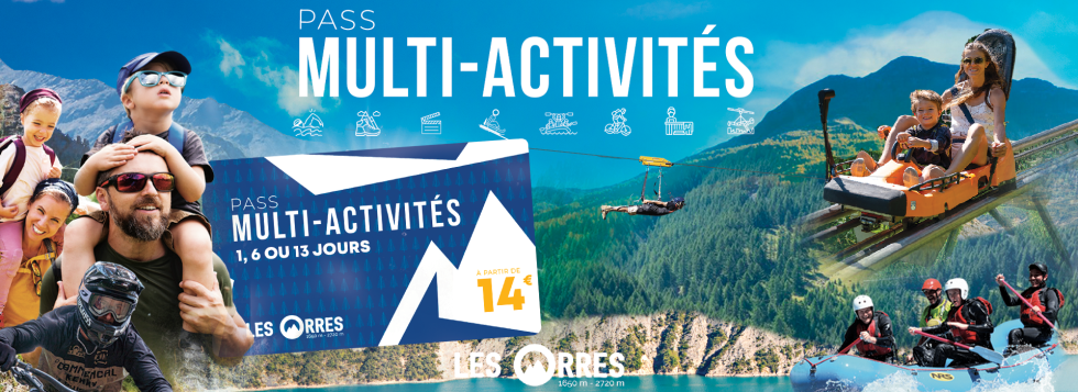 Pass multi-activités passp'Orres Les Orres été 2025