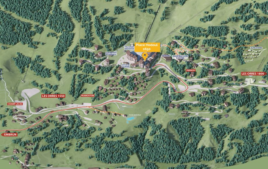 Place Hodoul Les Orres 1650 concerts gratuits