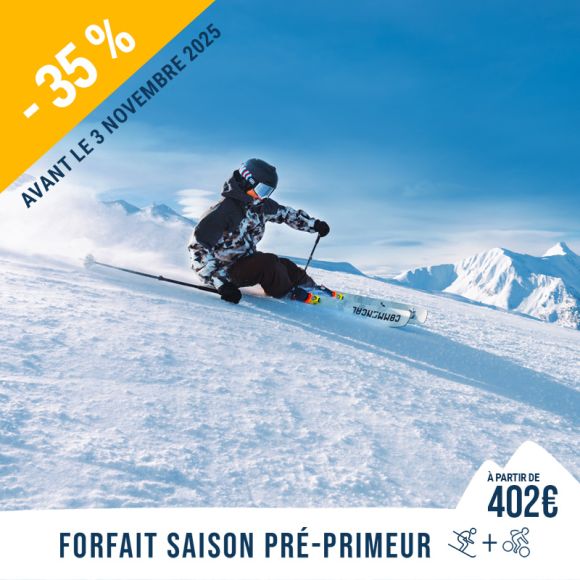 Forfait saison pré-primeur Les Orres, Alpes du sud