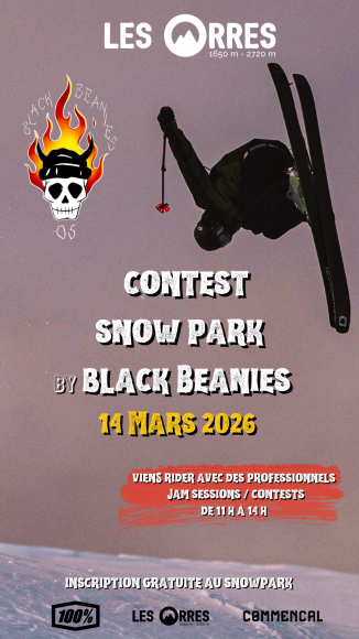 Black Beanies invitational Station de ski Les Orres freestyle dans les Alpes du sud